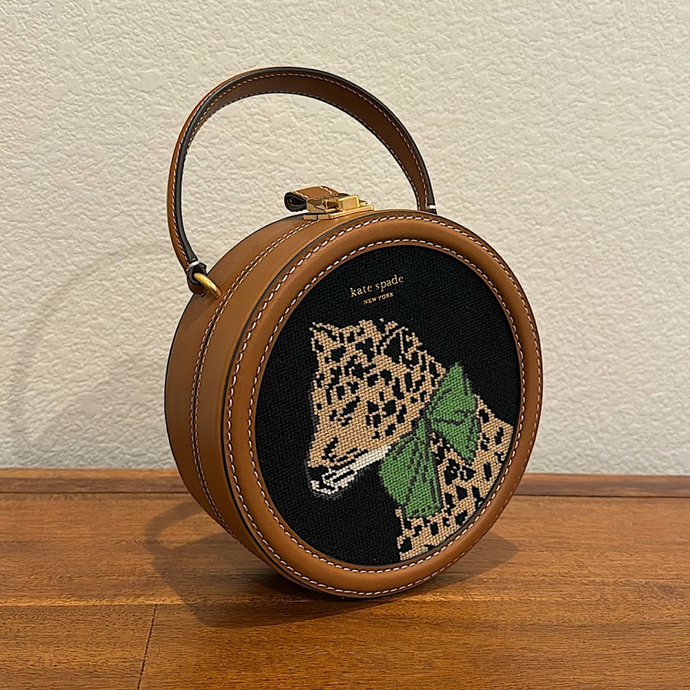 KATE SPADE ♠️ LUCY LADY LEOPARD SMALL CROSSBODY